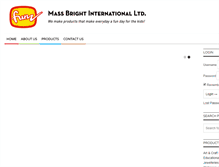 Tablet Screenshot of massbright.com